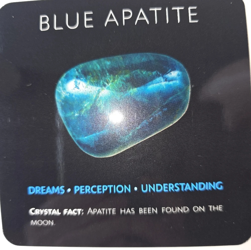 7-8mm Blue Apatite bracelet - Picture 9 of 9